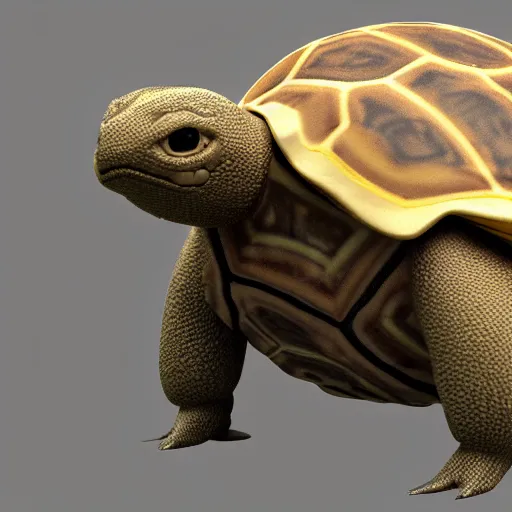 Prompt: A pokemon that looks like A tortoise, the shell is a full fondue，Trending on art station. Unreal engine.