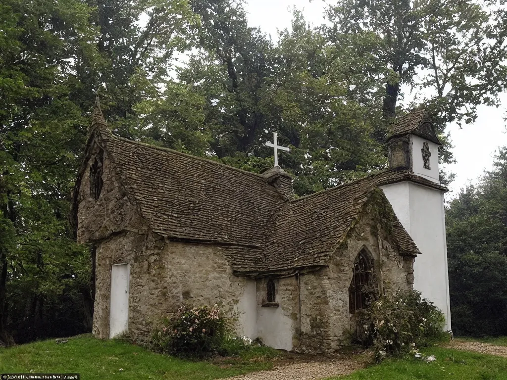 Prompt: i would often go there, to the tiny church there, the smallest church in saint - saens, though it once was larger, how the rill may rest there, down through the mist there, toward the seven sisters, toward those pale cliffs there