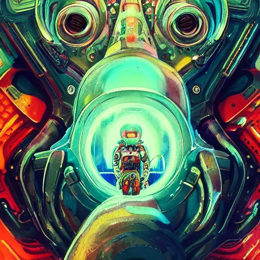 Image similar to portrait of a squid monster astronaut. full body portrait, intricate abstract. cyberpunk, intricate artwork. neon eyes, by Tooth Wu, wlop, beeple. octane render, trending on artstation, greg rutkowski very coherent symmetrical artwork. cinematic, hyper realism, high detail, octane render, 8k, minimalistic, hyperrealistic surrealism, award winning masterpiece with incredible details, a surreal vaporwave liminal space, highly detailed, trending on ArtStation