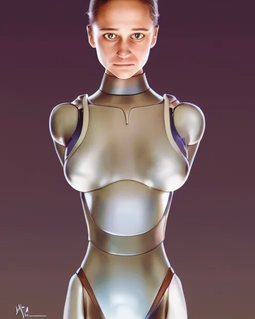 Prompt: weta disney pixar movie still head and torso portrait photo of young alicia vikander as thoughtful white plastic cyborg girl by pixar, by weta, wlop, ilya kuvshinov, rossdraws, artgerm, latex, iridescent, bright morning, anime, liosh, mucha