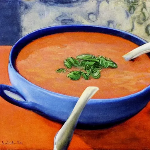 Image similar to a bowl of soup running for President, mannerism