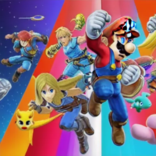 Image similar to super smash brothers ultimate roster