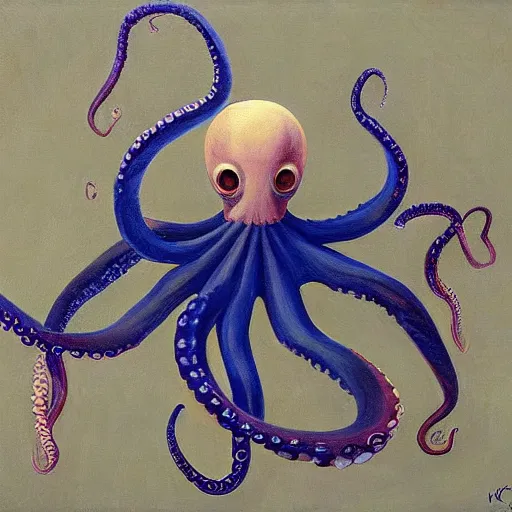 Image similar to octopus, painted by kroyer