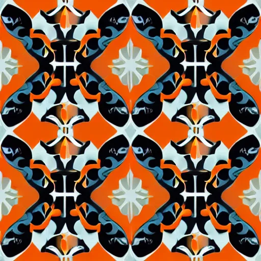 Image similar to bright orange tile vector pattern