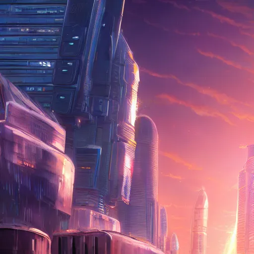 Prompt: A comit about to hit earth, futuristic city, sunset time, epic, extra detailed, digital illustration, by Makoto Shinkai and thomas kinkade, digital painting, Matte painting, trending on artstation and unreal engine