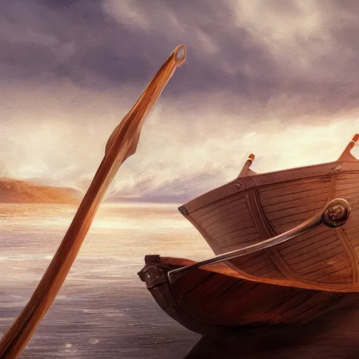 Image similar to viking, viking boat, seaside, digital art, irina french, heraldo ortega, mandy jurgens, golden ratio, art canvas, award winning, masterpiece trending on artstation 8 k 1 5 0 mpx