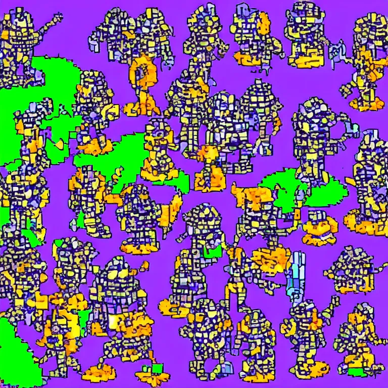 Image similar to electric void worshippers gathering in windows 9 8 game style, 1 6 bit