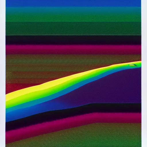 Prompt: 🌈 🕳 detailed 4 k 8 + k by shusei nagaoka, david rudnick, airbrush on canvas, pastell colours, cell shaded