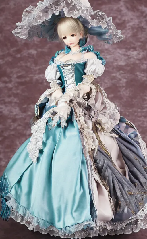 Image similar to dollfie in baroque dress