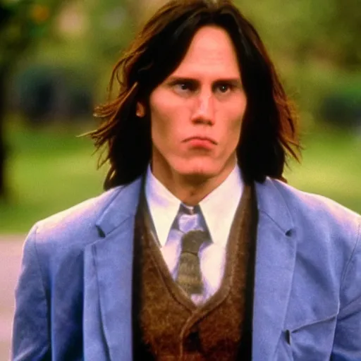 Image similar to Live Action Still of Jerma in Benny and Joon, real life, hyperrealistic, ultra realistic, realistic, highly detailed, epic, HD quality, 8k resolution, body and headshot, film still