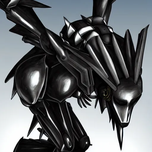 Image similar to A humanoid mosquito wolf, reminiscent of a winged medieval knight. Metal gear solid style.