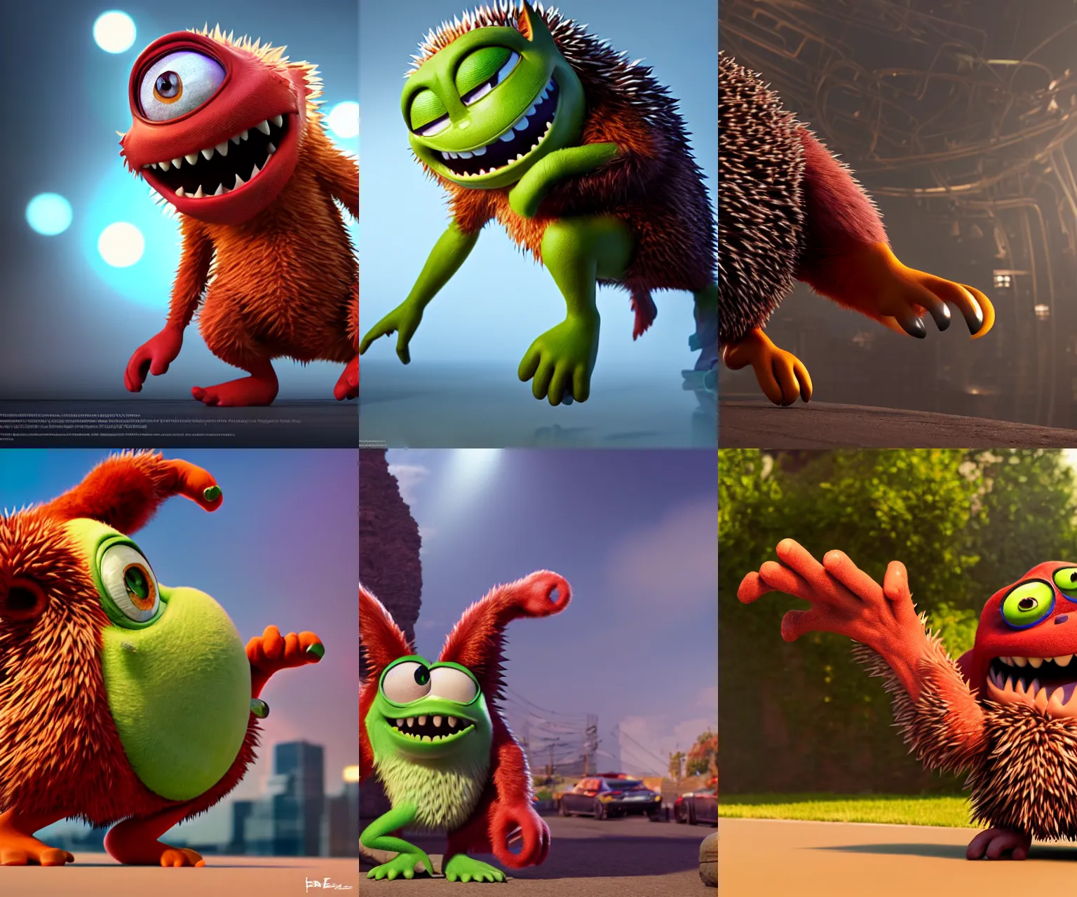 4K Extrem Low Light] Monsters, Inc. Mike & Sulley to the Rescue