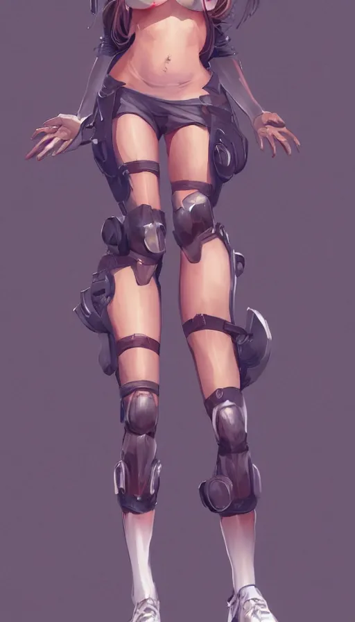 Prompt: thighs, artstation