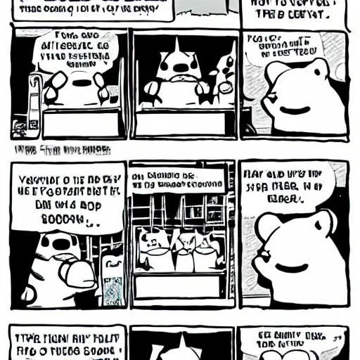 Prompt: achewood comic strip