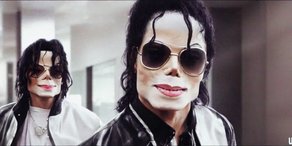 Prompt: michael jackson 2 0 1 0, by himself 2 0 0 9 style wearing shades alive in 2 0 2 2, alone, this is it style, photo real, motion blur, music video production, by himself, real life, spotted, sighting, rare, ultra realistic accurate face, caught in 4 k, movie still, uhd, sharp, detailed, cinematic, render, modern