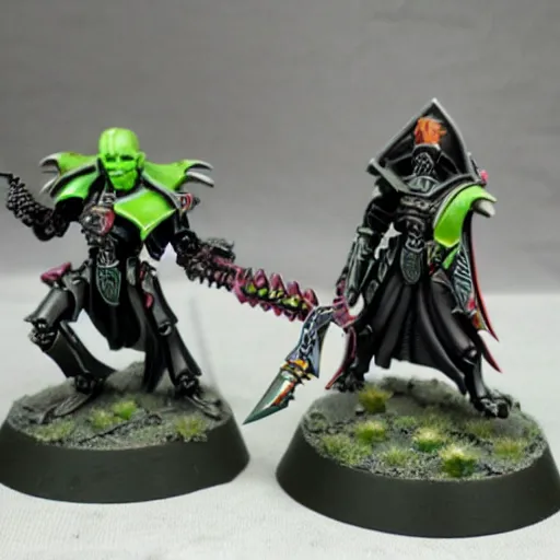 Prompt: necron lord, face, grimdark