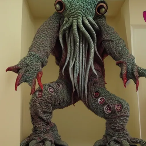 Prompt: build a bear cthulhu