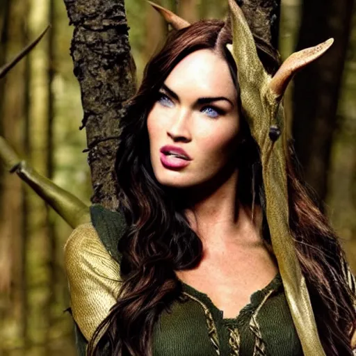 Image similar to megan fox as a wood elf