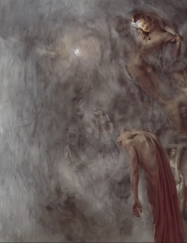 Image similar to the seventh circle of hell from dante's divine comedy - key lighting, soft lights, foggy, by steve hanks, by lisa yuskavage, by serov valentin, by tarkovsky, 8 k render, detailed, oil on canvas