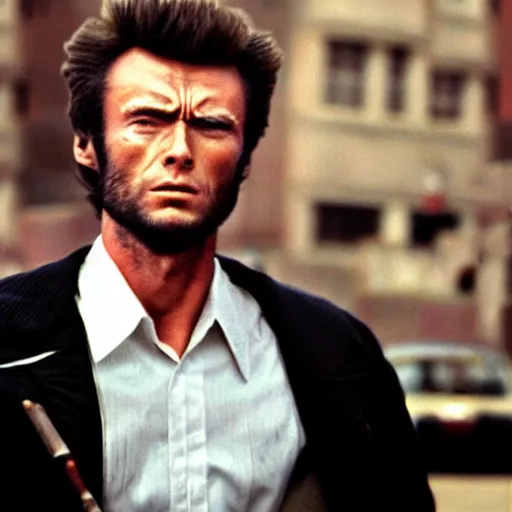 Prompt: high quality, extremely detailed photograph of young clint eastwood as wolverine, directed by matthew vaughn, 2 0 1 2