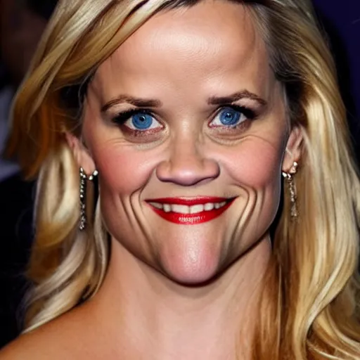 Image similar to reece witherspoon made of rice