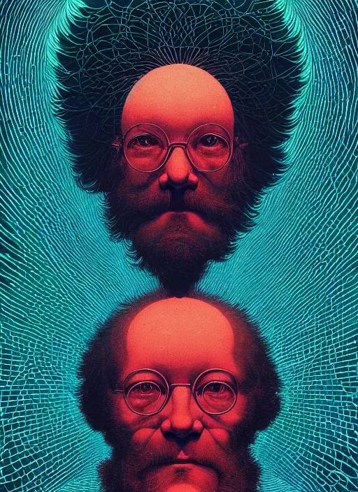 Prompt: symmetry!! stunning portrait of peter kropotkin!! by victo ngai, kilian eng vibrant colours, dynamic lighting, digital art, winning award masterpiece, fantastically beautiful, illustration, aesthetically inspired by beksinski and dan mumford, trending on artstation, art by greg rutkowski, 8 k