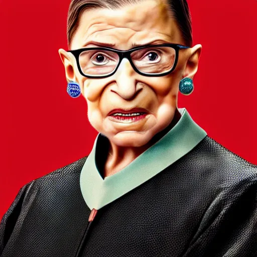 Prompt: ruth bader ginsburg, pixar (2018)