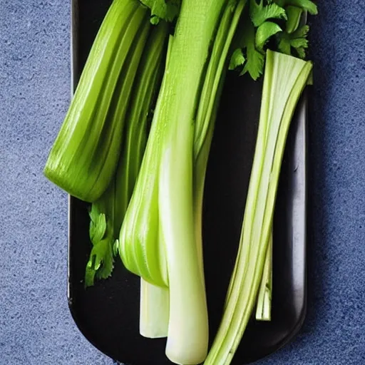 Image similar to celery in the shape of selena gomez