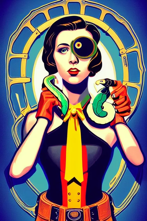 Image similar to eagle eat snake. pop art, pixel, bioshock art style, face features, body features, ultra realistic art, digital painting, concept art, smooth, sharp focus, illustration, intricate, without duplication, elegant, confident posse, art by artgerm and richard hamilton and mimmo rottela, kirokaze and paul robertson