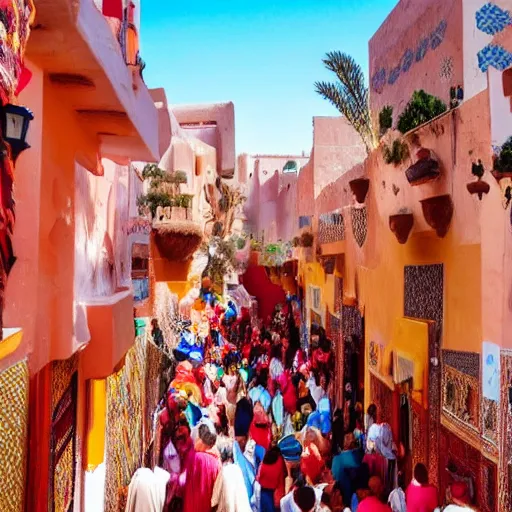 Prompt: moroccan festivals holidays