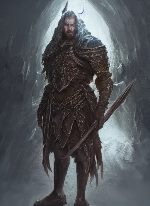 Image similar to barrack guard, ultra detailed fantasy, elden ring, realistic, dnd character portrait, full body, dnd, rpg, lotr game design fanart by concept art, behance hd, artstation, deviantart, global illumination radiating a glowing aura global illumination ray tracing hdr render in unreal engine 5