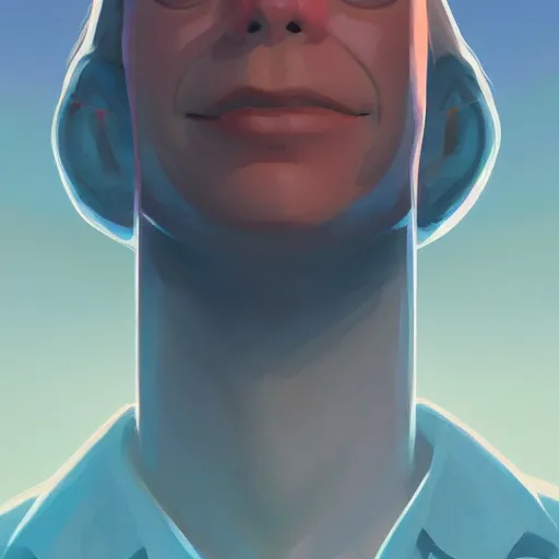 Image similar to face icon stylized minimalist close encounters of the third kind, loftis, cory behance hd by jesper ejsing, by rhads, makoto shinkai and lois van baarle, ilya kuvshinov, rossdraws global illumination