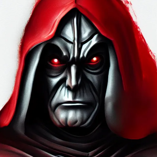 Image similar to digital painting of a dark lord of the sith, very realistic