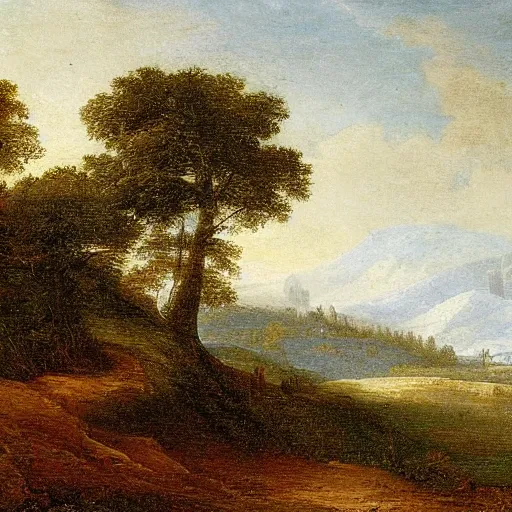 Prompt: landscape by adams arthur