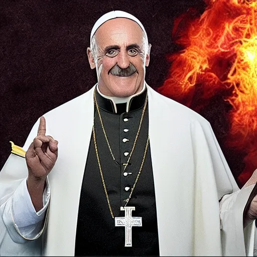 Prompt: Hulk Hogan elected as the new Pope