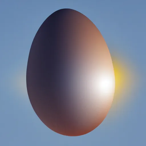 Prompt: an spaceship shaped like an egg, blasting off into the sky, clear day, noon, photo, high resolution, 8 k, 7 0 mm,