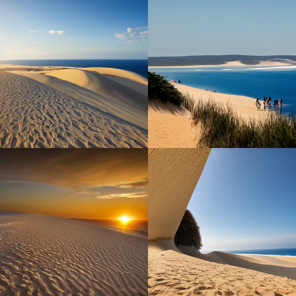 Prompt: award - winning national geographic dune du pyla