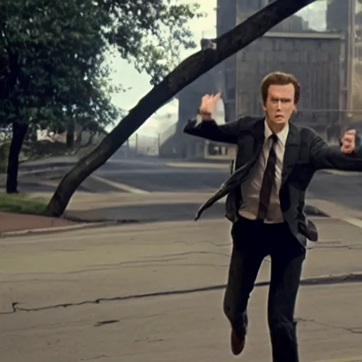 Image similar to Live Action Still of Jerma985 in Dirty Harry, real life, hyperrealistic, ultra realistic, realistic, highly detailed, epic, HD quality, 8k resolution, body and headshot, film still