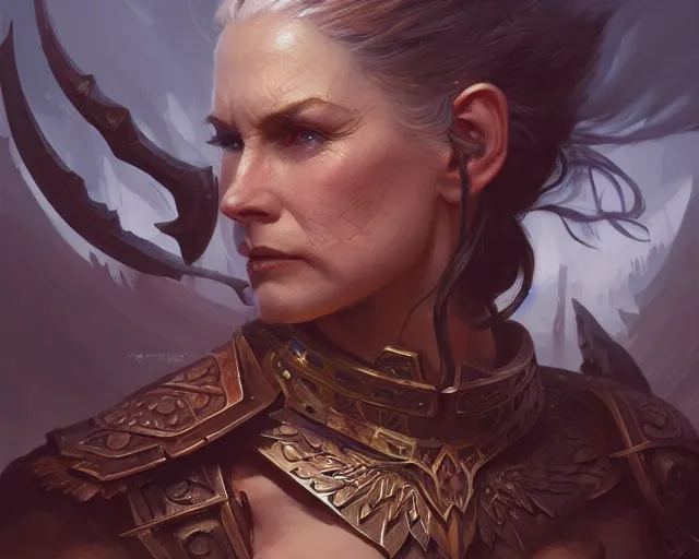 Image similar to an old warrior, deep focus, d & d, fantasy, intricate, elegant, highly detailed, digital painting, artstation, concept art, matte, sharp focus, illustration, hearthstone, art by artgerm and greg rutkowski and alphonse mucha, directed by steven speilberg