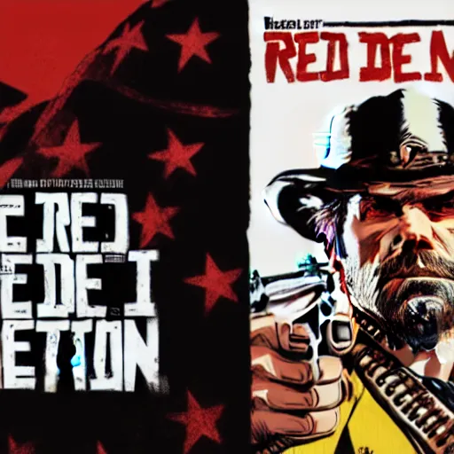 Image similar to Red Dead Redemption Cover Art of Bernie Sanders, RDR2