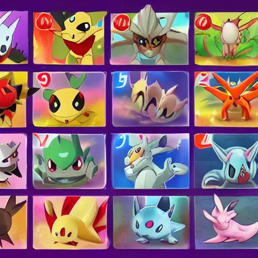 Image similar to new pokemons