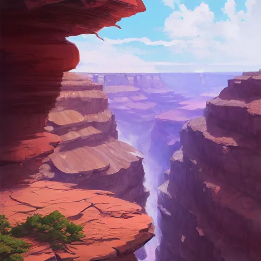 Prompt: concept art painting of a grand canyon filled with water, realistic, detailed, cel shaded, in the style of makoto shinkai and greg rutkowski and james gurney