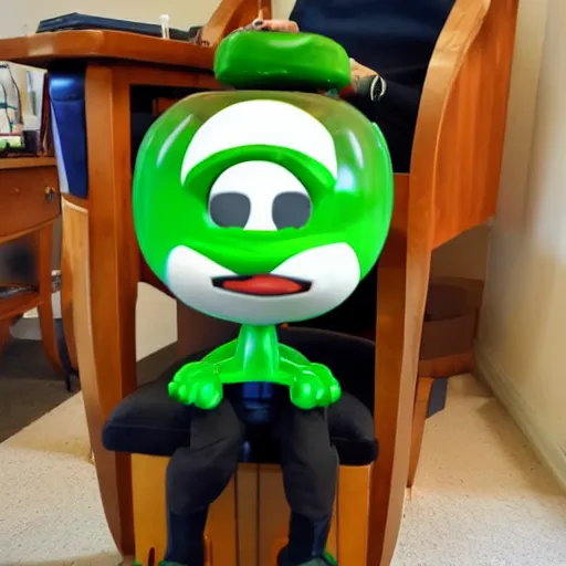 Image similar to jacksepticeye sitting in a chair