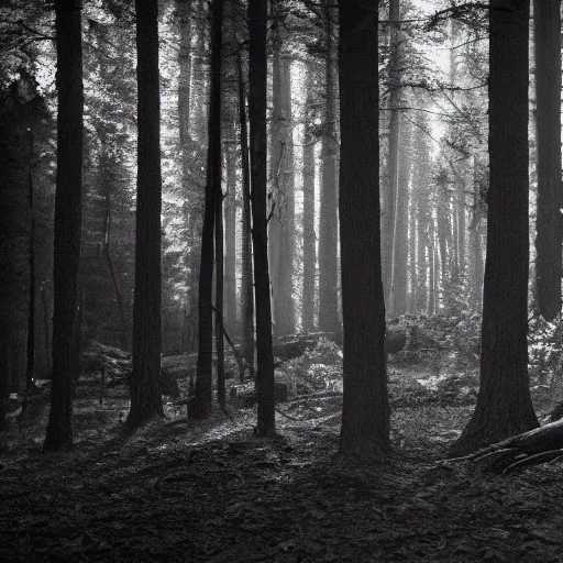 a film still of woodsman from twin peaks, black and | Stable Diffusion ...