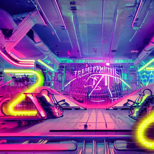 Prompt: mockup of an album is called tripmachine, tripmachine, photo of a huge atompunk machine with guitars and drums and pianos, connected with glowing tubes 8 k, fluorescent colors, halluzinogenic, multicolored, exaggerated detailed, front shot, 3 d render, octane
