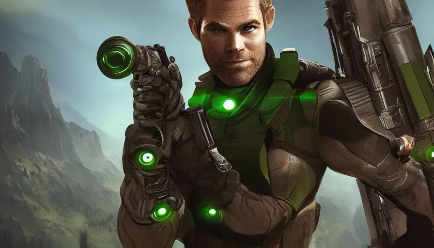 Prompt: chris pine is sam fisher from splinter cell, game map matte painting, hyperdetailed, artstation, cgsociety, 8 k