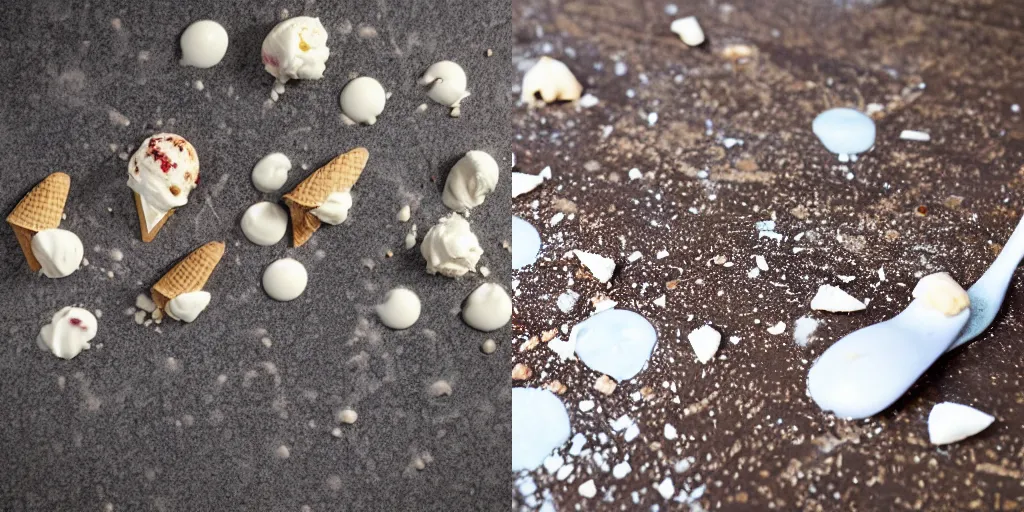 Prompt: Oh no, I accidentally dropped my ice cream on the floor, what a disaster!!