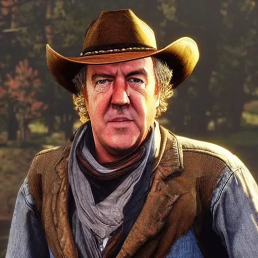 Image similar to “Jeremy Clarkson in Red Dead Redemption 2”