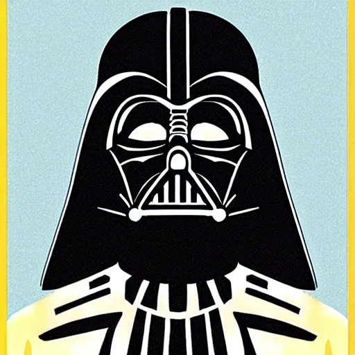 Image similar to darth vader from star wars by studio ghibli