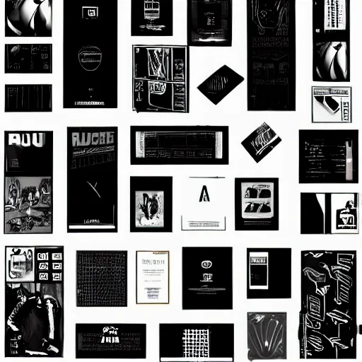 Image similar to black on white graphic design in style of david rudnick, eric hu, guccimaze, acid, y 2 k, 4 k sharpening,